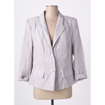 CHRISTINE LAURE - Blazer gris en viscose - Femme - Taille 40 - Modz
