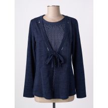 KALISSON - Pull bleu en polyester - Femme - Taille 38 - Modz