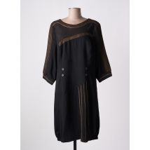 CHRISTINE LAURE - Robe mi-longue noir en polyester - Femme - Taille 40 - Modz