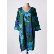POISSONS BLANCS - Robe mi-longue bleu en polyester - Femme - Taille 40 - Modz