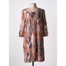 JULIE GUERLANDE - Robe mi-longue marron en viscose - Femme - Taille 42 - Modz