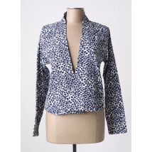 POISSONS BLANCS - Veste casual bleu en viscose - Femme - Taille 42 - Modz