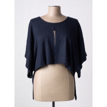 POISSONS BLANCS - Pull bleu en viscose - Femme - Taille 44 - Modz