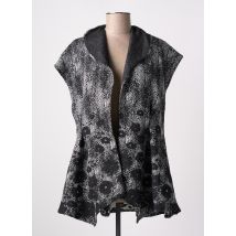 POISSONS BLANCS - Veste casual noir en polyamide - Femme - Taille 38 - Modz
