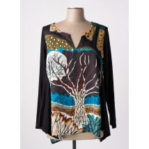 POISSONS BLANCS - Blouse noir en viscose - Femme - Taille 42 - Modz