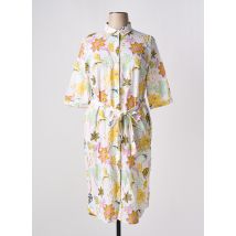 LA FIANCEE DU MEKONG - Robe mi-longue blanc en coton - Femme - Taille 46 - Modz