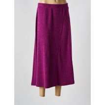 FRANCK ANNA - Jupe longue violet en viscose - Femme - Taille 46 - Modz