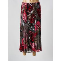 FRANCK ANNA - Jupe longue rouge en viscose - Femme - Taille 46 - Modz