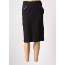 CHRISTINE LAURE - Jupe mi-longue noir en viscose - Femme - Taille 52 - Modz