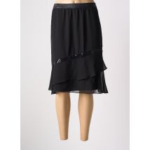 CHRISTINE LAURE - Jupe mi-longue noir en polyester - Femme - Taille 38 - Modz