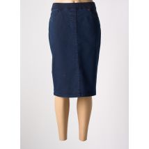 TONI DRESS - Jupe mi-longue bleu en coton - Femme - Taille 42 - Modz