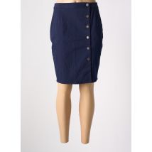LA FIANCEE DU MEKONG - Jupe mi-longue bleu en coton - Femme - Taille 38 - Modz