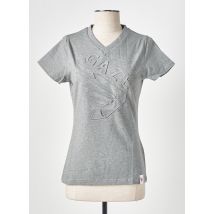 GAZE - T-shirt gris en coton - Femme - Taille 34 - Modz