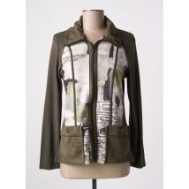 KALISSON - Veste casual vert en coton - Femme - Taille 38 - Modz