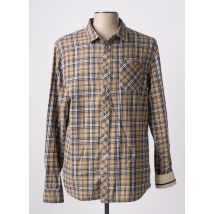 ELLE EST OU LA MER - Chemise manches longues marron en coton - Homme - Taille L - Modz