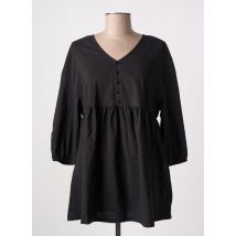DEFACTO - Tunique manches longues noir en coton - Femme - Taille 36 - Modz