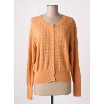 RODIER - Gilet manches longues beige en coton - Femme - Taille 40 - Modz