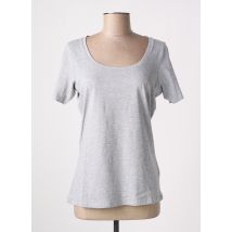 SLAZENGER - T-shirt gris en coton - Femme - Taille 36 - Modz