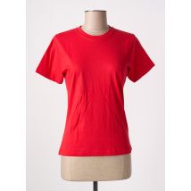 SLAZENGER - T-shirt rouge en coton - Femme - Taille 36 - Modz