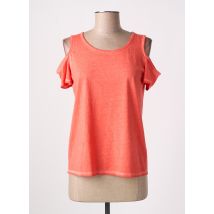 MIA SOANA - T-shirt orange en coton - Femme - Taille 38 - Modz