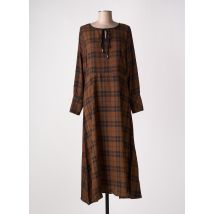 SKATÏE - Robe longue marron en polyester - Femme - Taille 38 - Modz