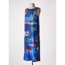 ONE SPIRIT - Robe mi-longue bleu en polyester - Femme - Taille 36 - Modz