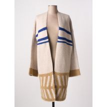 MEISÏE - Gilet manches longues beige en acrylique - Femme - Taille 36 - Modz
