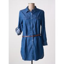 SIMPLY CHIC - Robe courte bleu en coton - Femme - Taille 36 - Modz