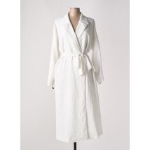 DEFACTO - Manteau long blanc en polyester - Femme - Taille 42 - Modz