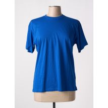 SLAZENGER - T-shirt bleu en coton - Femme - Taille 42 - Modz