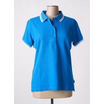 SLAZENGER - Polo bleu en coton - Femme - Taille 42 - Modz