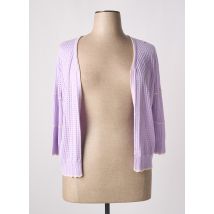 RODIER - Gilet manches longues violet en viscose - Femme - Taille 46 - Modz