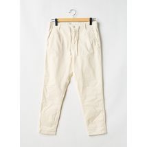 CELIO - Pantalon chino beige en coton - Homme - Taille 40 - Modz