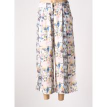 VICTORIO & LUCCHINO - Pantalon 7/8 rose en polyester - Femme - Taille 42 - Modz