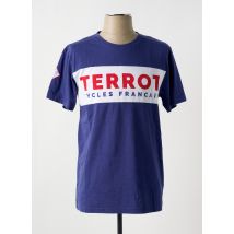 TERROT - T-shirt bleu en coton - Homme - Taille M - Modz