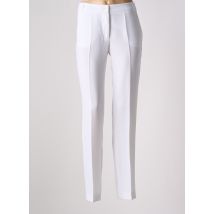 WEILL - Pantalon droit blanc en polyester - Femme - Taille 38 - Modz