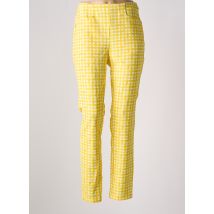 RALPH LAUREN - Pantalon droit jaune en nylon - Femme - Taille 38 - Modz
