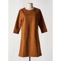 THALASSA - Robe courte marron en polyester - Femme - Taille 38 - Modz