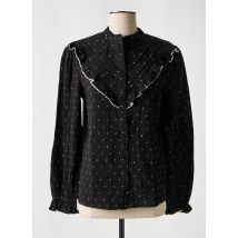 ICHI - Chemisier noir en coton - Femme - Taille 36 - Modz