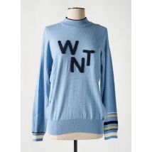 WNT COLLECTION - Pull bleu en viscose - Femme - Taille 38 - Modz