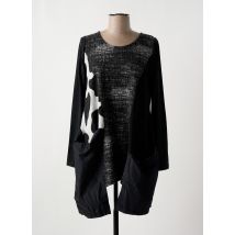 URBAN BY ALEMBIKA - Tunique manches longues noir en viscose - Femme - Taille 48 - Modz