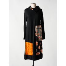ORIENTIQUE NATURALLY - Robe mi-longue noir en viscose - Femme - Taille 38 - Modz
