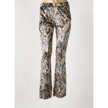 IVY BEAU - Pantalon flare jaune en polyester - Femme - Taille 36 - Modz