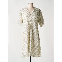 LA FÉE ATELIER BY LA FÉE MARABOUTÉE - Robe mi-longue beige en lin - Femme - Taille 38 - Modz