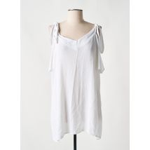 SPG JENUAN - Tunique manches courtes blanc en viscose - Femme - Taille 48 - Modz