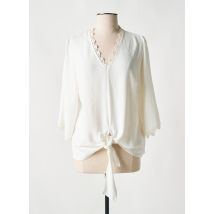 CRISTINA BARROS - Blouse beige en polyester - Femme - Taille 46 - Modz