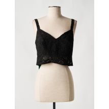 ACCESS FASHION - Top noir en coton - Femme - Taille 38 - Modz