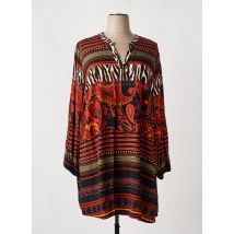 CHALOU - Robe courte orange en viscose - Femme - Taille 58 - Modz