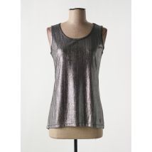 TRUSSARDI JEANS - Top argent en polyester - Femme - Taille 40 - Modz