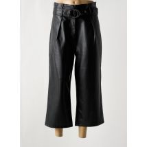 K-DESIGN - Pantalon 7/8 noir en polyurethane - Femme - Taille 44 - Modz